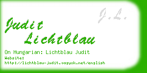 judit lichtblau business card